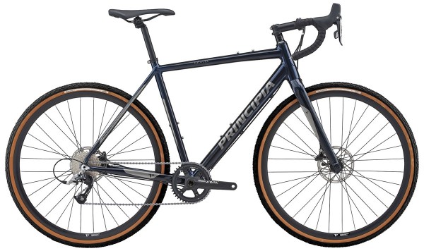 Principia Gravel Alu/Carbon 700c SRAM Rival 1x11sp hydr. disc 51cm blå m. sølv 2020